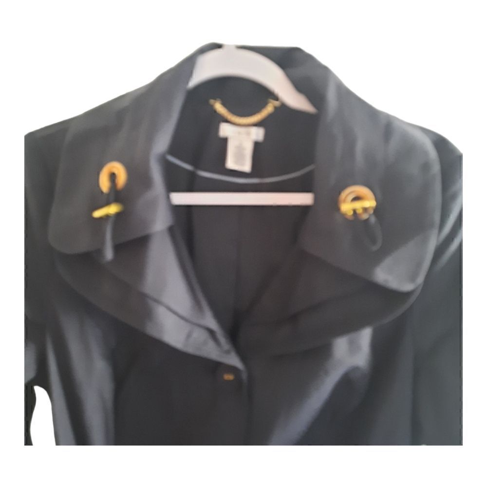 Cache Trench Rain Coat Jacket Rain Fly Buttons - Picture 4 of 6